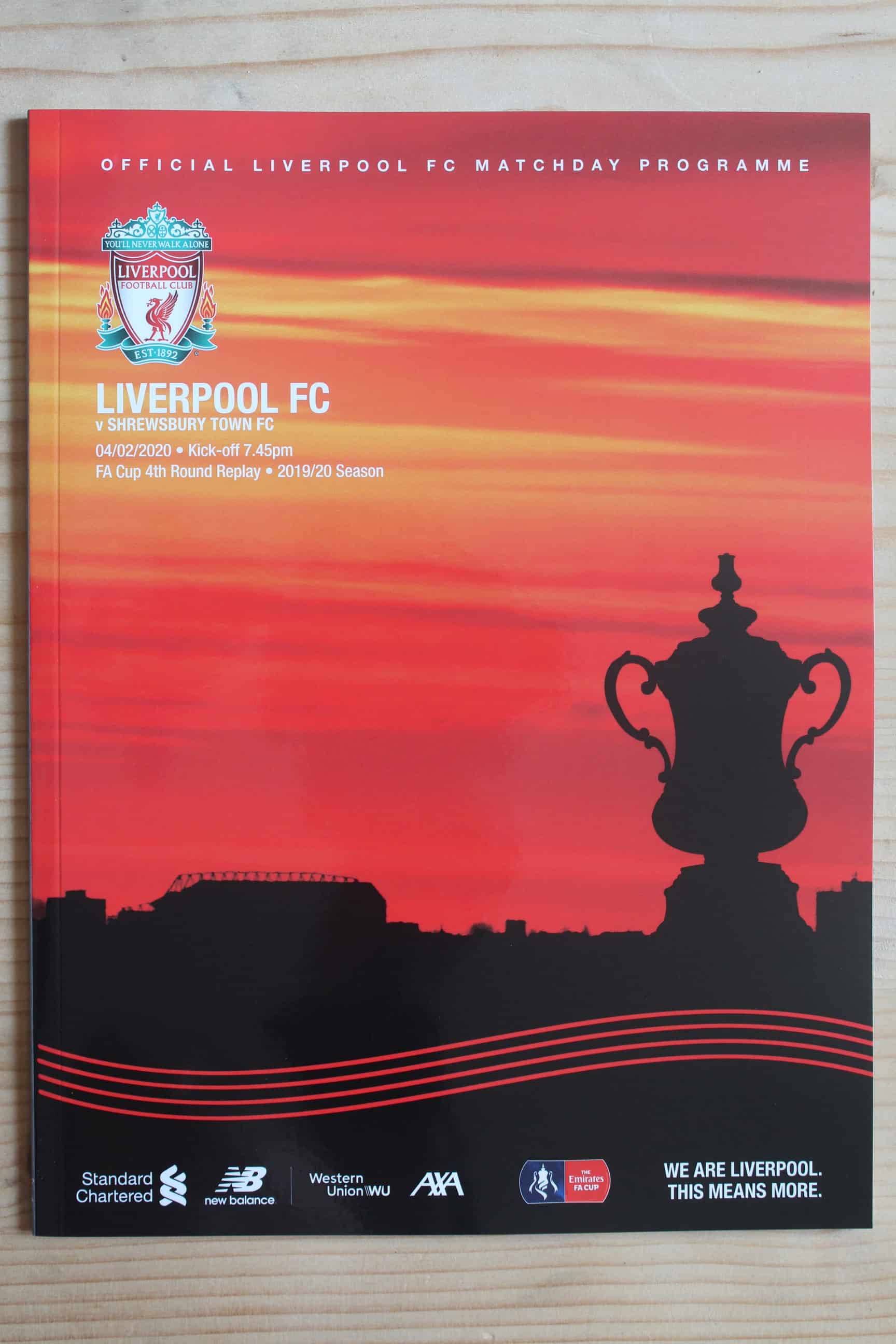 Liverpool FC v Shrewsbury Town FC